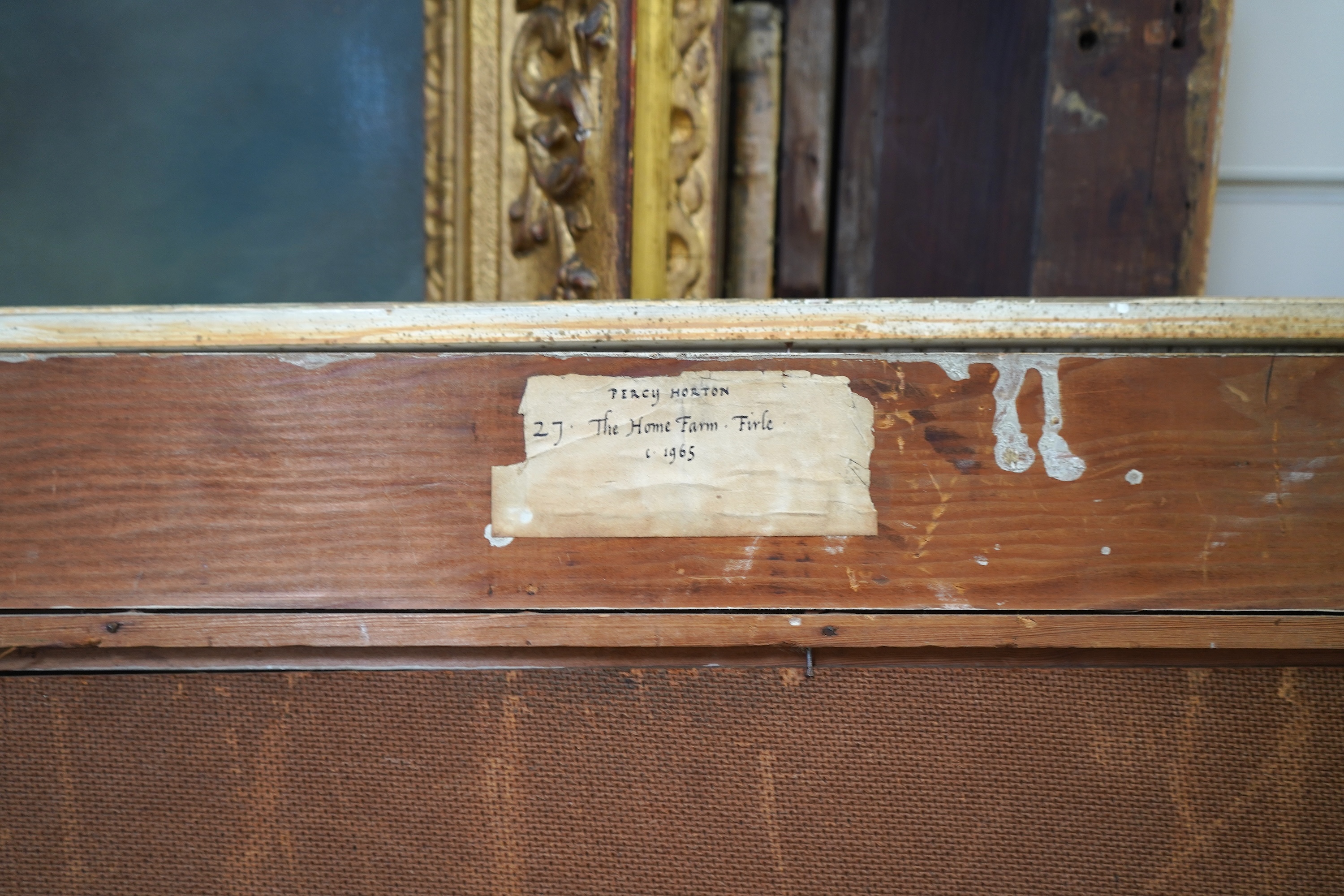 Percy Frederick Horton RBA, 1897-1970, 'The Home Farm, Firle, circa, 1965'